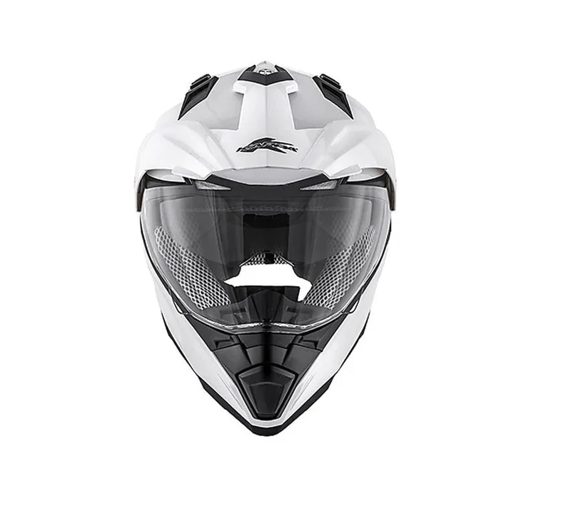 KAPPA KV30 Moto Aventura Casco Enduro Basic Blanco Brillante