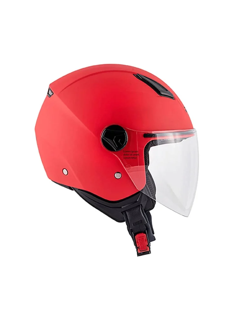 KAPPA KV28 EVO VGD Moto Estilo Vintage Casco Rojo
