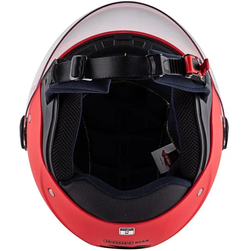 KAPPA KV28 Miami Casco Jet Moto Rojo