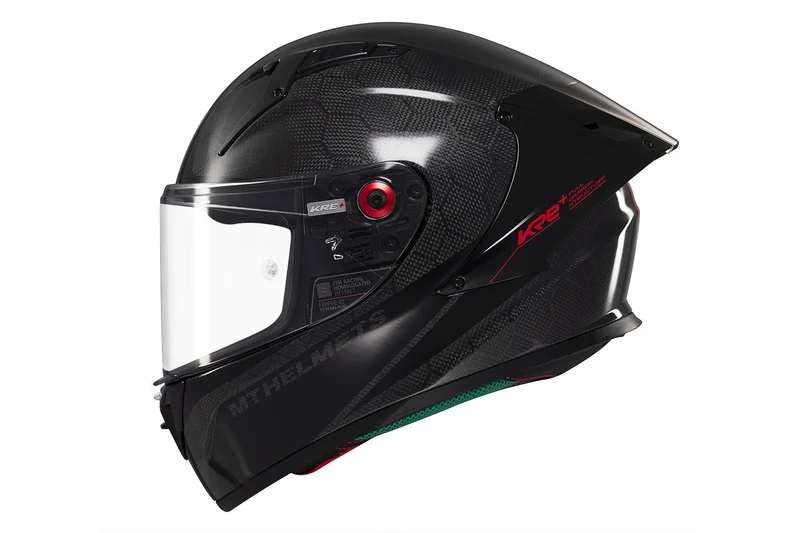 MT KRE+ S SOLID INTEGRAL CASCO DE MOTO A11 CARBONO BRILLANTE