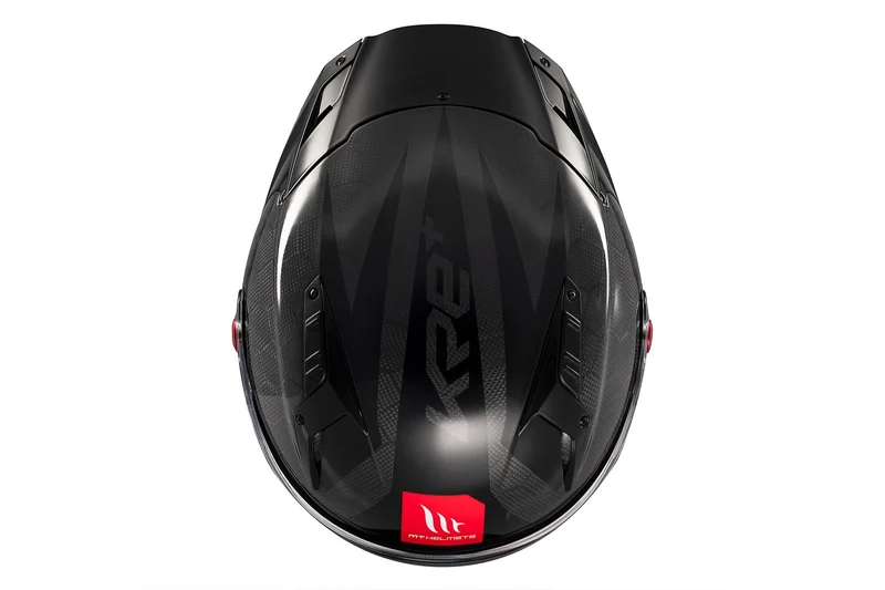 MT KRE+ S SOLID INTEGRAL CASCO DE MOTO A11 CARBONO BRILLANTE