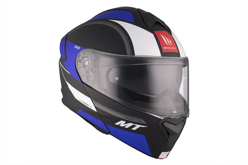 MT GENESIS SV CAVE FRONTAL ABATIBLE MODULAR CASCO DE MOTO A7 MATE