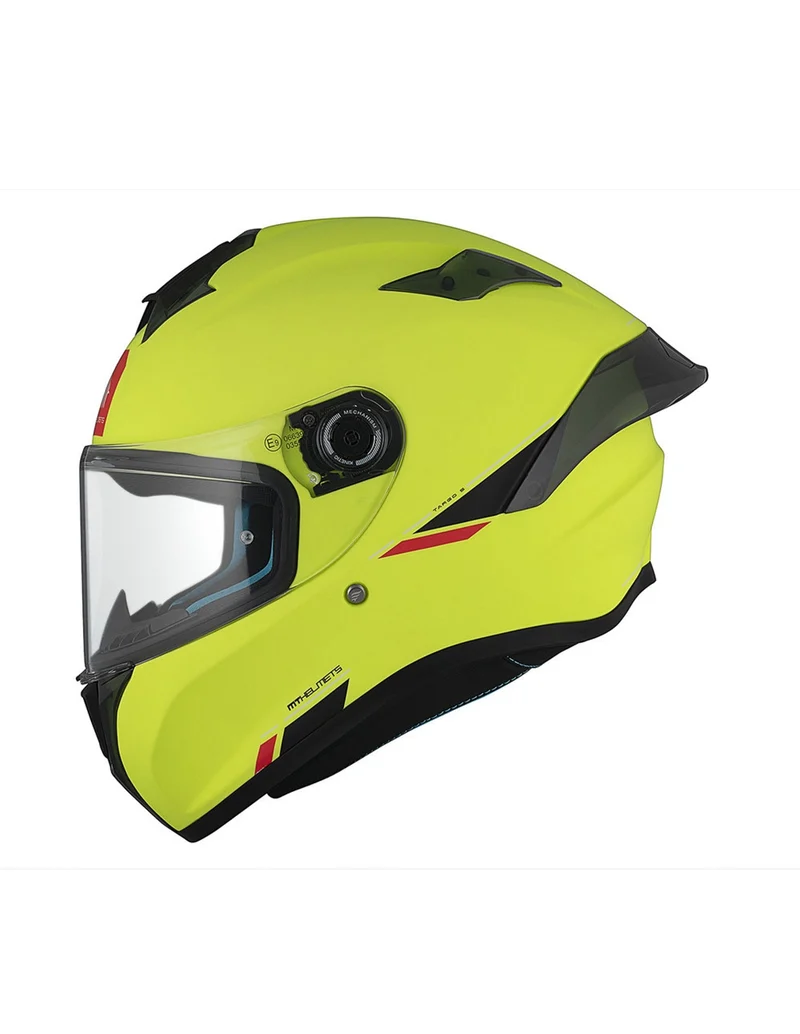 MT TARGO S SOLID S INTEGRALES DEPORTIVOS TURISMO CASCO DE MOTO A3 AMARILLO MATE