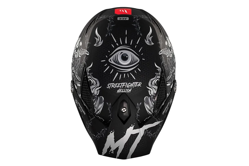 MT STREETFIGHTER S SV HELLISH DEPORTIVO DUAL MODULAR CASCO DE MOTO B2 MATE
