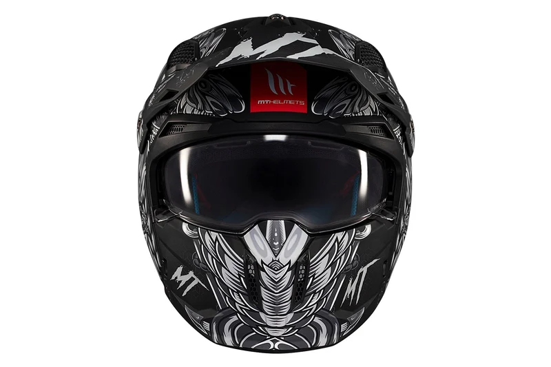 MT STREETFIGHTER S SV HELLISH DEPORTIVO DUAL MODULAR CASCO DE MOTO B2 MATE