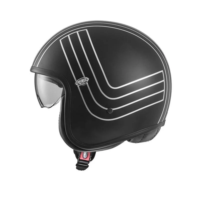 PREMIER VINTAGE EX SILVER CHROMED BM CASCO JET MOTOCICLETA
