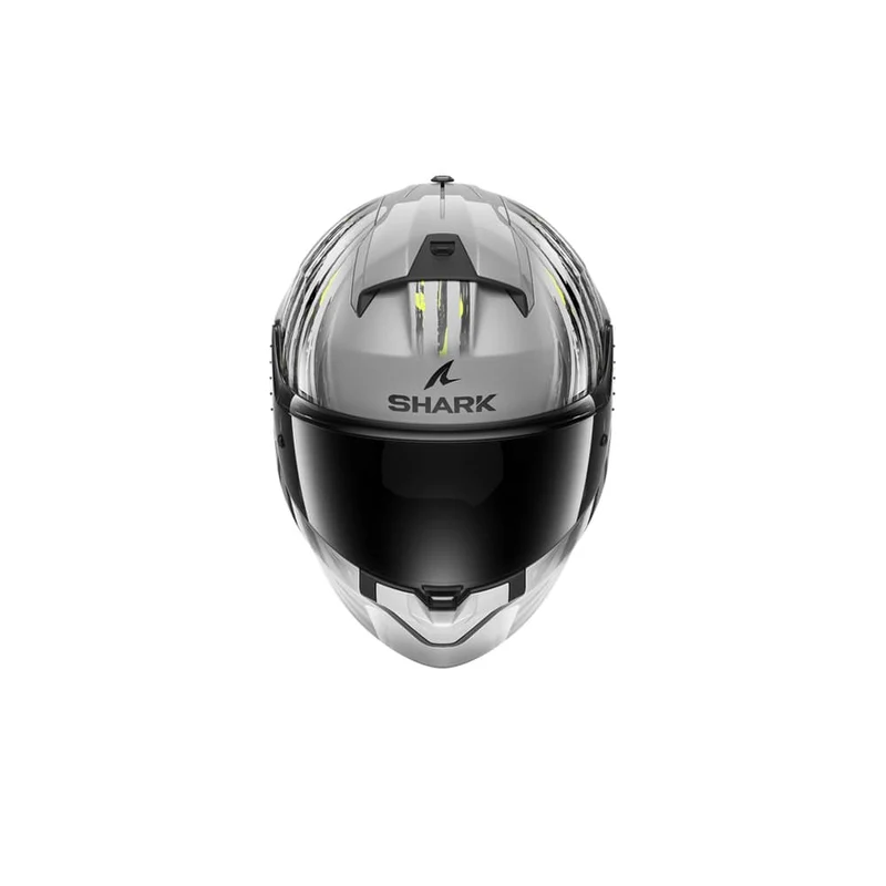 SHARK RIDILL 2 PLATA CASCOS ANTRACITA AMARILLO