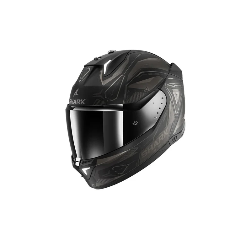 SHARK SKWAL i3 LINIK Mat Integral Casco Negro Antracita