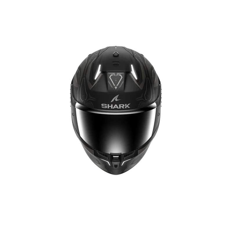 SHARK SKWAL i3 LINIK Mat Integral Casco Negro Antracita