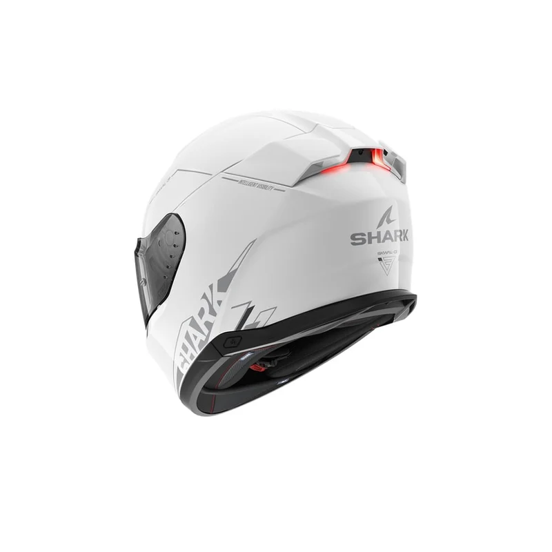 SHARK SKWAL i3 integral Casco Blanco Plata Antracita