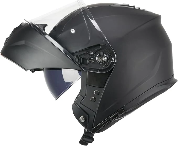 SKA-P 5THA Falcon Mono Casco Modular Negro Mate ECE 22.06