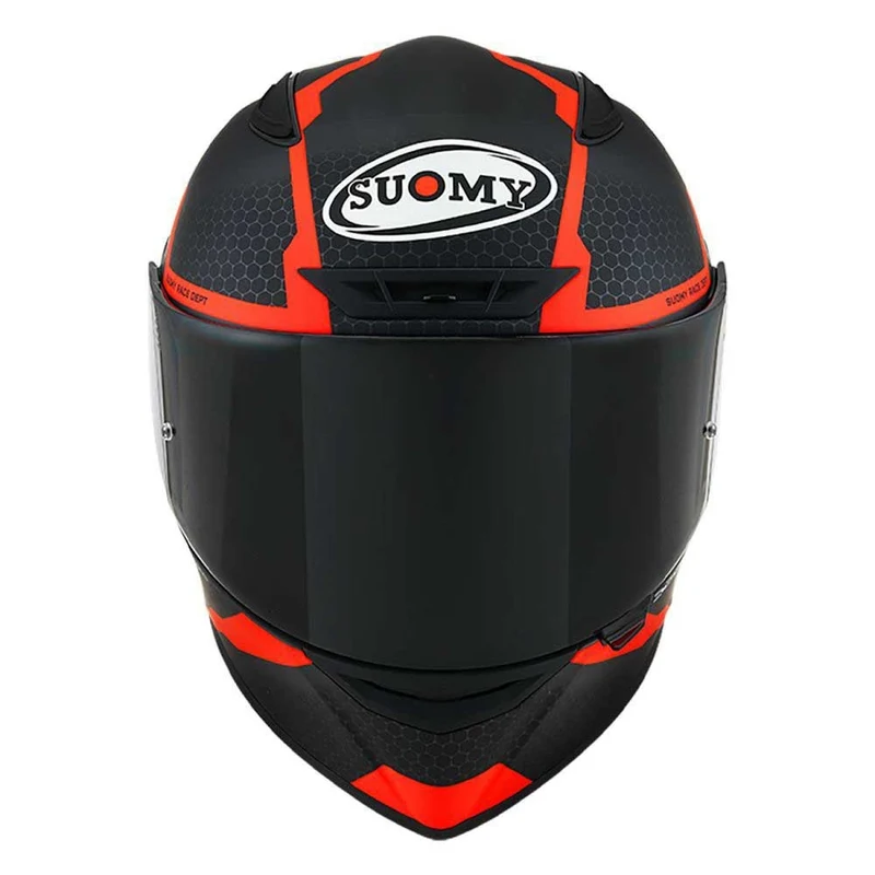 SUOMY-CASCOS TRACK-1 REACTION MATT ANTHRACITE/RED E06