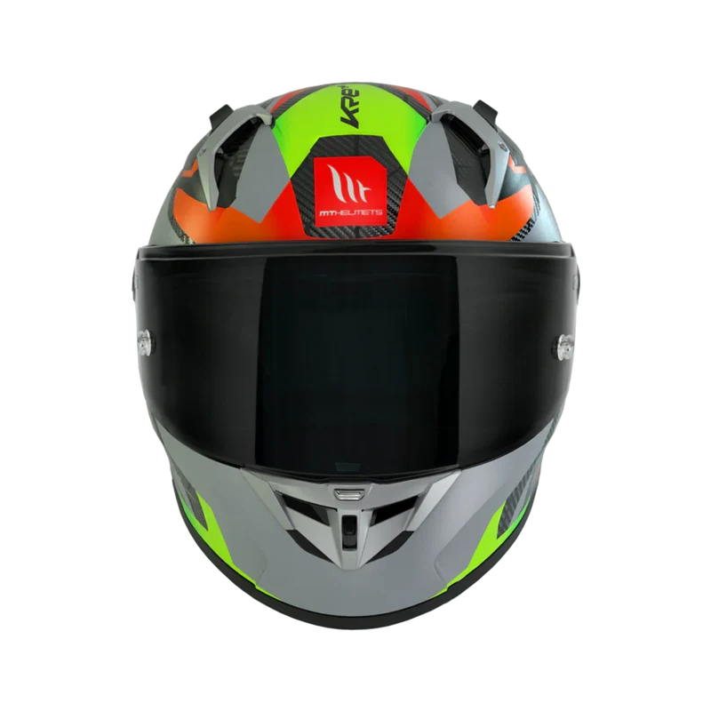 MT FF103PLUSC KRE+ CARBON PROJECTILE CASCO DE MOTO D2 GRIS BRILLO