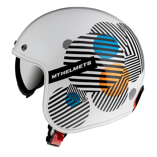 MT OF507SV LE MANS 2 SV ZERO CASCO DE MOTO A4 NARANJA PERLA BRILLO