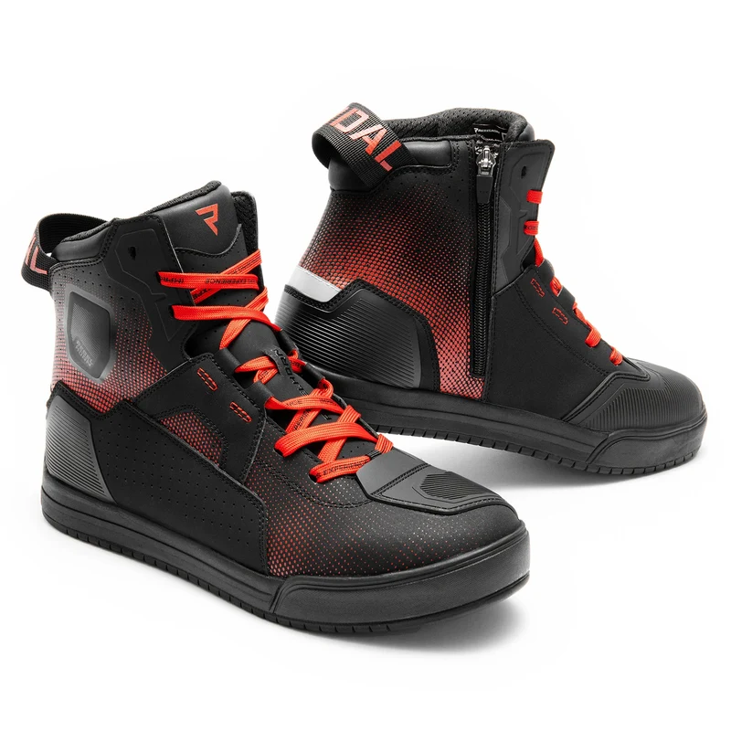 REBEL HORN VANDAL II MAN BOOT NEGRO/ROJO
