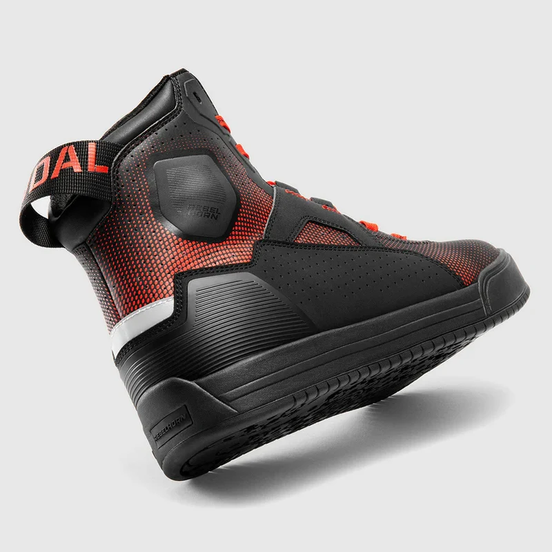 REBEL HORN VANDAL II MAN BOOT NEGRO/ROJO
