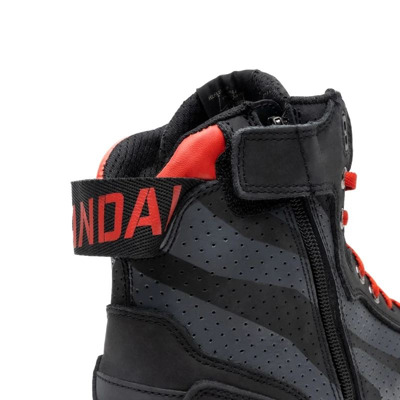REBEL HORN VANDAL MAN BOOT NEGRO/ROJO