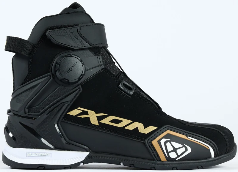 IXON BULL 2 WP MUJER BOTAS MOTO Negro Blanco Dorado