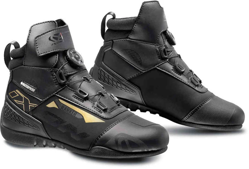 IXON RANKER WP MUJER CARRERAS BOTAS ORO NEGRO