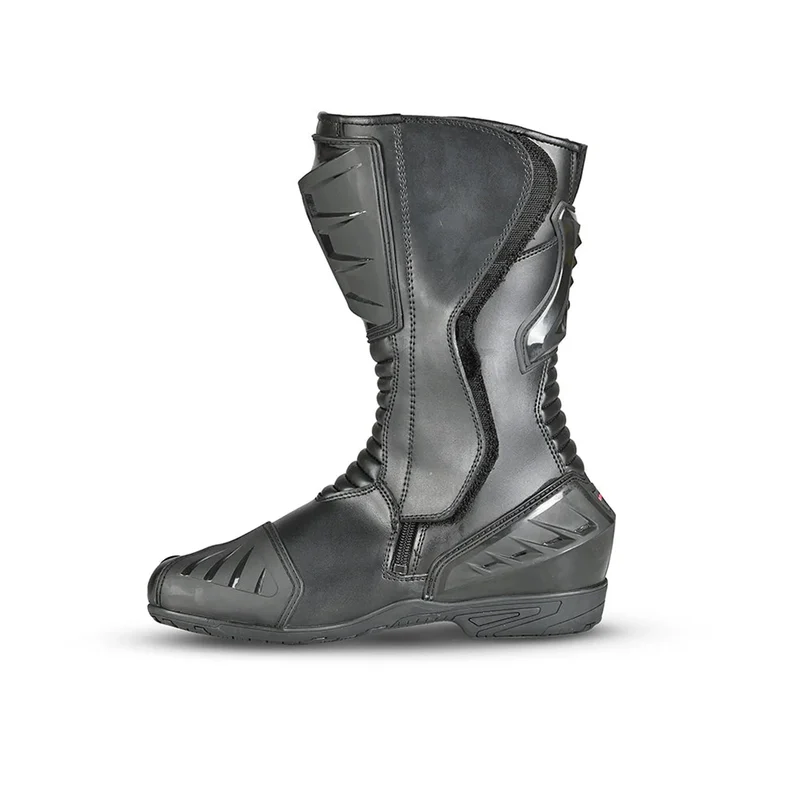 BELA MASTER MAN BOTAS DE MOTO PIEL NEGRO ROJO