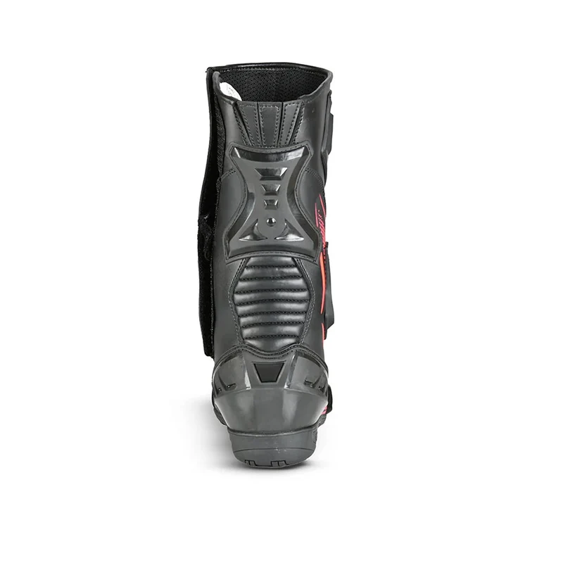 BELA MASTER MAN BOTAS DE MOTO PIEL NEGRO ROJO