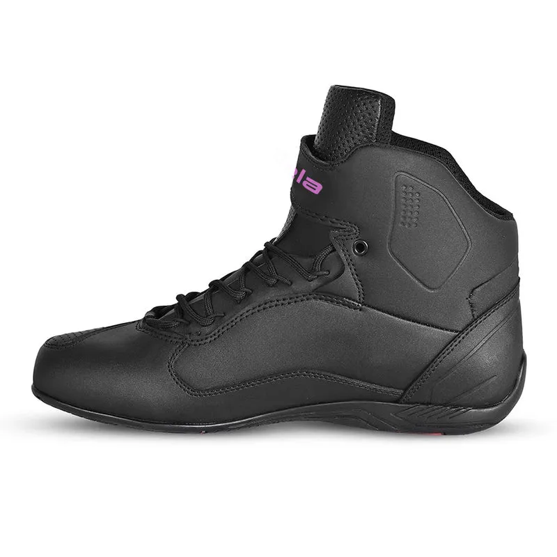 BELA JET EVO LADY BOTAS DE MOTO NEGRO ROSA