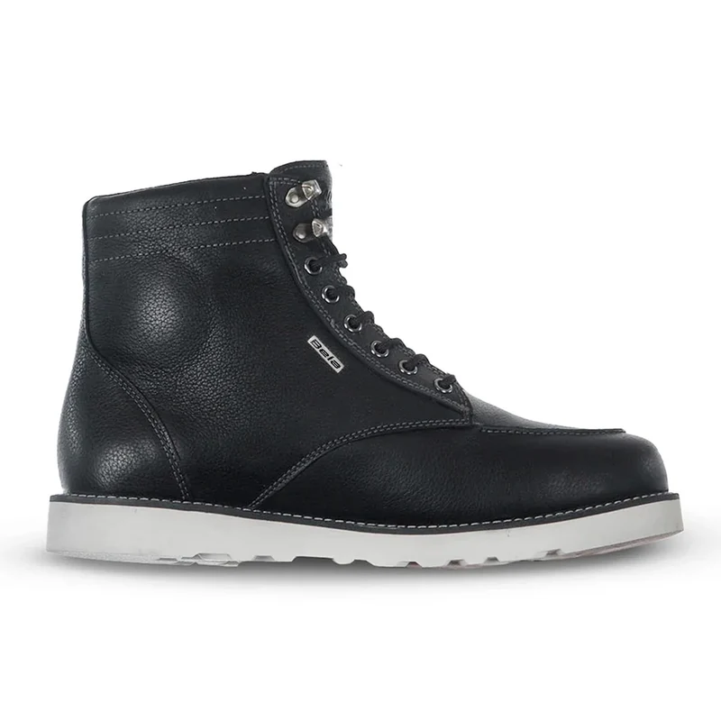 BELA BRIGTHON BOTAS DE MOTO PIEL NEGRO