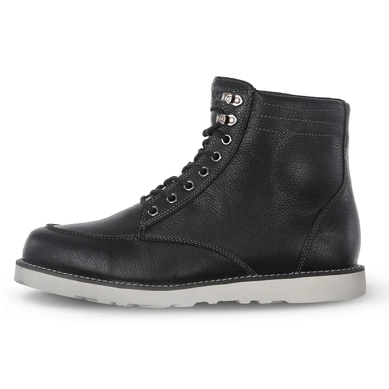 BELA BRIGTHON BOTAS DE MOTO PIEL NEGRO