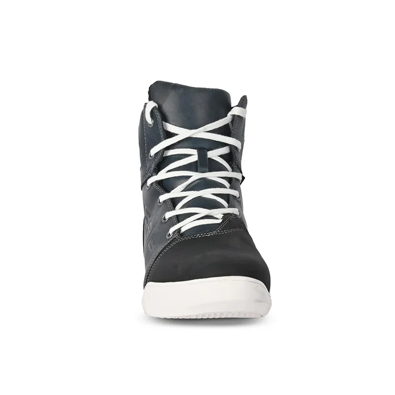 BELA BAIKA SNEAKER BOTAS DE MOTO PIEL AZUL