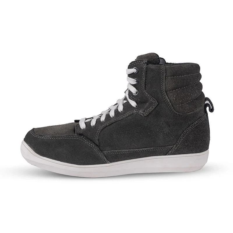 BELA MOOD SNEAKER BOTAS DE MOTO PIEL GRIS