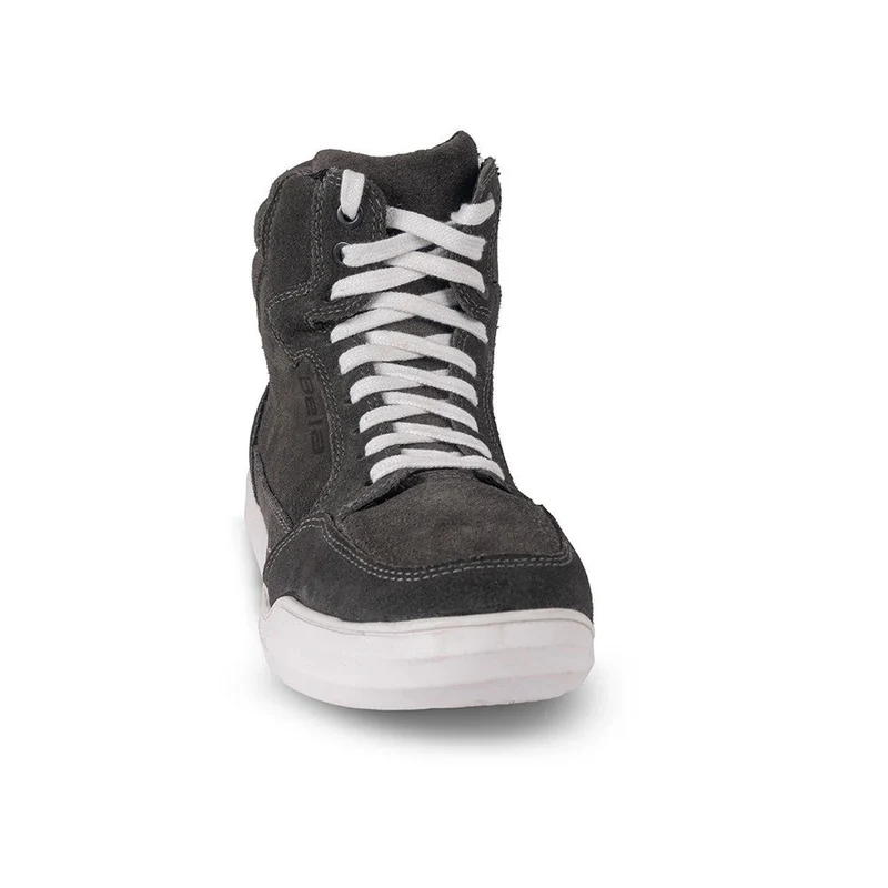 BELA MOOD SNEAKER BOTAS DE MOTO PIEL GRIS