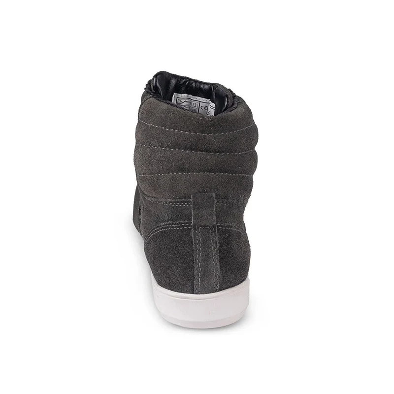 BELA MOOD SNEAKER BOTAS DE MOTO PIEL GRIS
