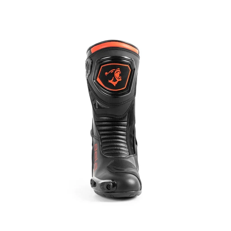 BELA THUNDER RACING BOTAS DE MOTO PIEL NEGRO ROJO