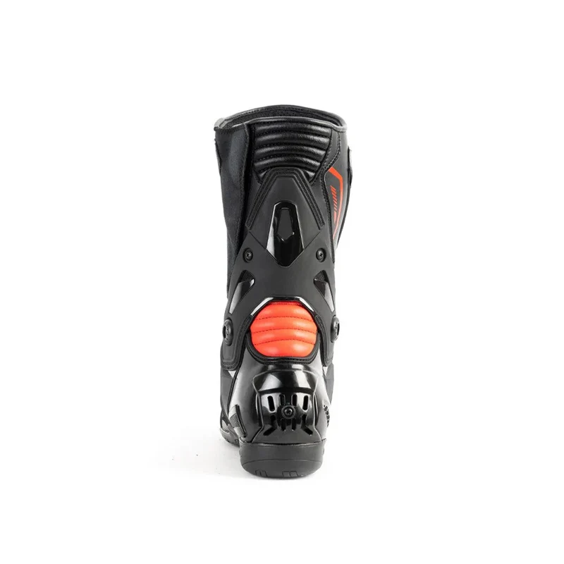 BELA THUNDER RACING BOTAS DE MOTO PIEL NEGRO ROJO