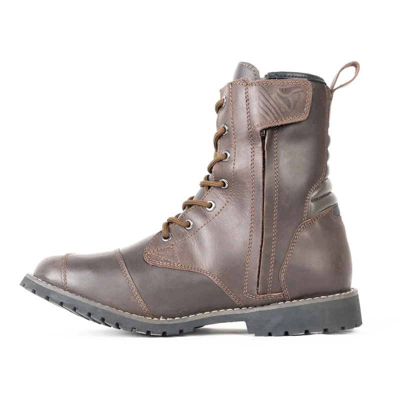 R-TECH MOTEQ WP PIEL BOTAS DE MOTO HOMBRE MARRÓN