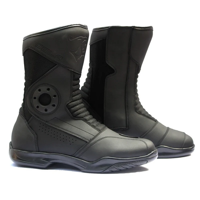 BELA PRIME LONG MAN BOTAS DE MOTO PIEL NEGRO
