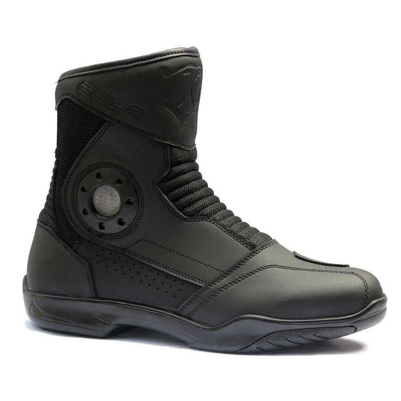 BELA PRIME SHORT MAN BOTAS DE MOTO PIEL NEGRO