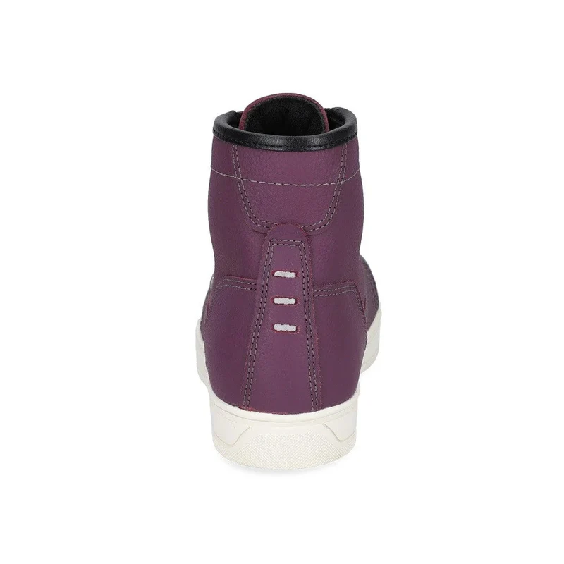 BELA VOLCAN LADY BOTAS DE MOTO PIEL NEGRO FUCSIA