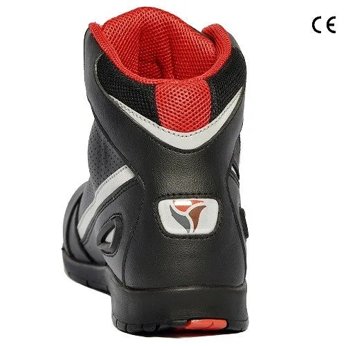 R-TECH BLINKO BOA PIEL BOTAS DE MOTO NEGRO