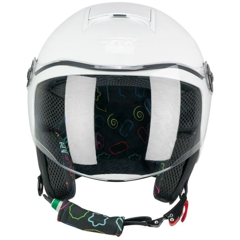 CGM 261A MINI Moto Mono Casco Abierto Blanco