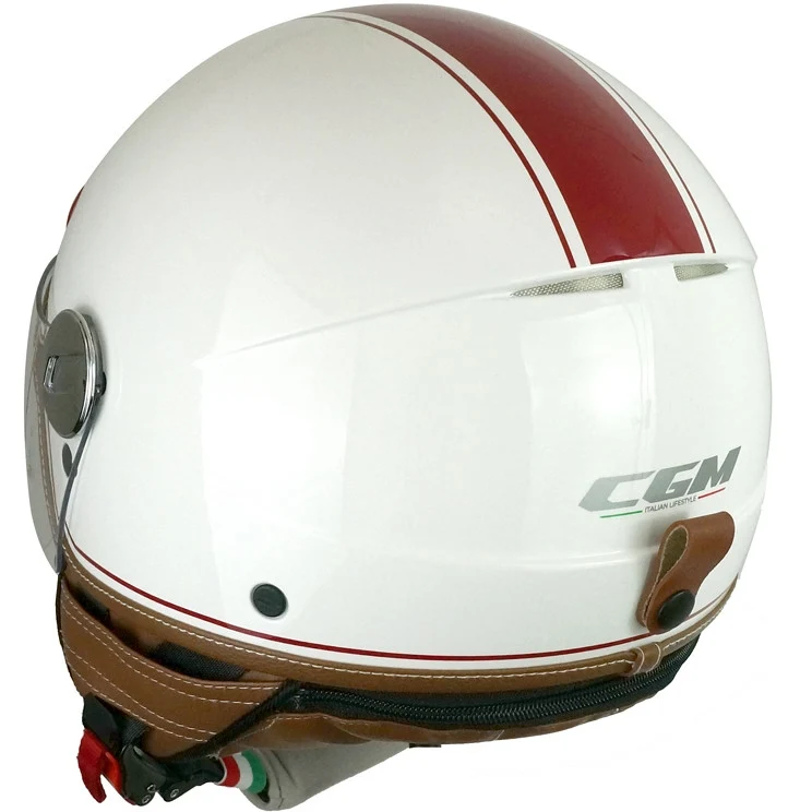 CGM -191V PIX VINTAGE JET CASCO Bianco Bordeaux sagomata