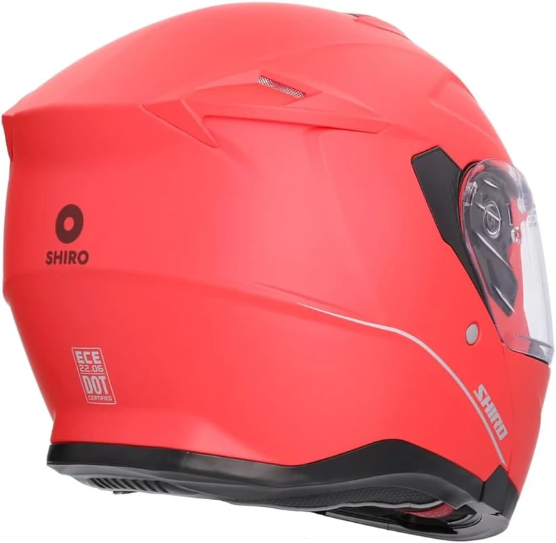 SHIRO CASCO FF950 DISCOVER MONOCOLOR ROJO MATE