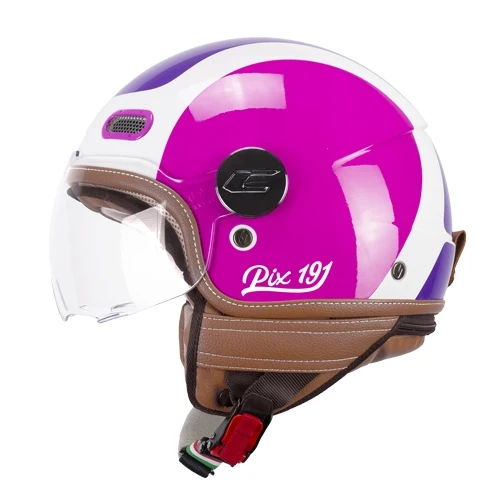 CGM 191G PIX SPRINT JET CASCO Fucsia púrpura fluorescente