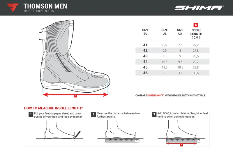 SHIMA THOMSON BOTAS DE MOTO HOMBRE MARRON