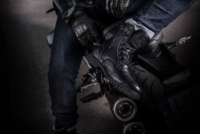 SHIMA THOMSON BOTAS DE MOTO HOMBRE NEGRO