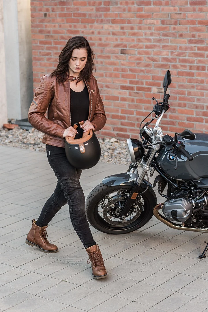 SHIMA THOMSON BOTAS DE MOTO MUJER MARRON