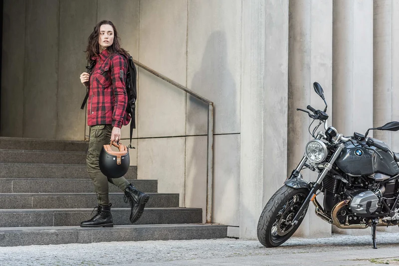 SHIMA THOMSON MUJER BOTAS DE MOTO NEGRO