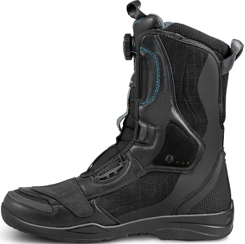SHIMA STRATO WP BOTAS DE MOTO IMPERMEABLES HOMBRE NEGRO AZUL