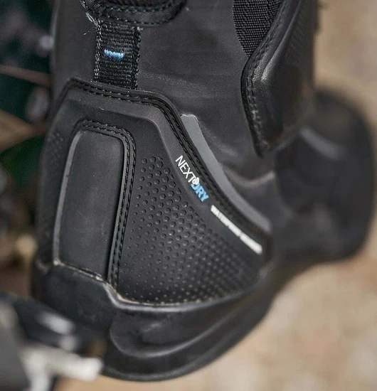 SHIMA STRATO WP BOTAS DE MOTO IMPERMEABLES MUJER NEGRO AZUL