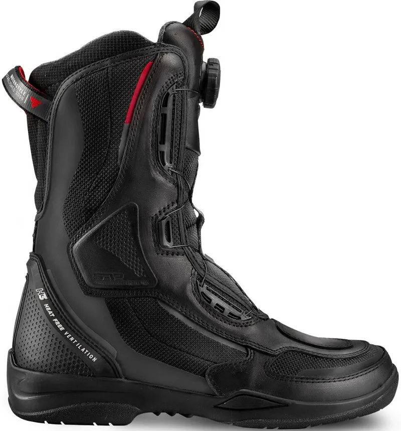 SHIMA STRATO BOTAS DE MOTO MUJER NEGRO ROJO